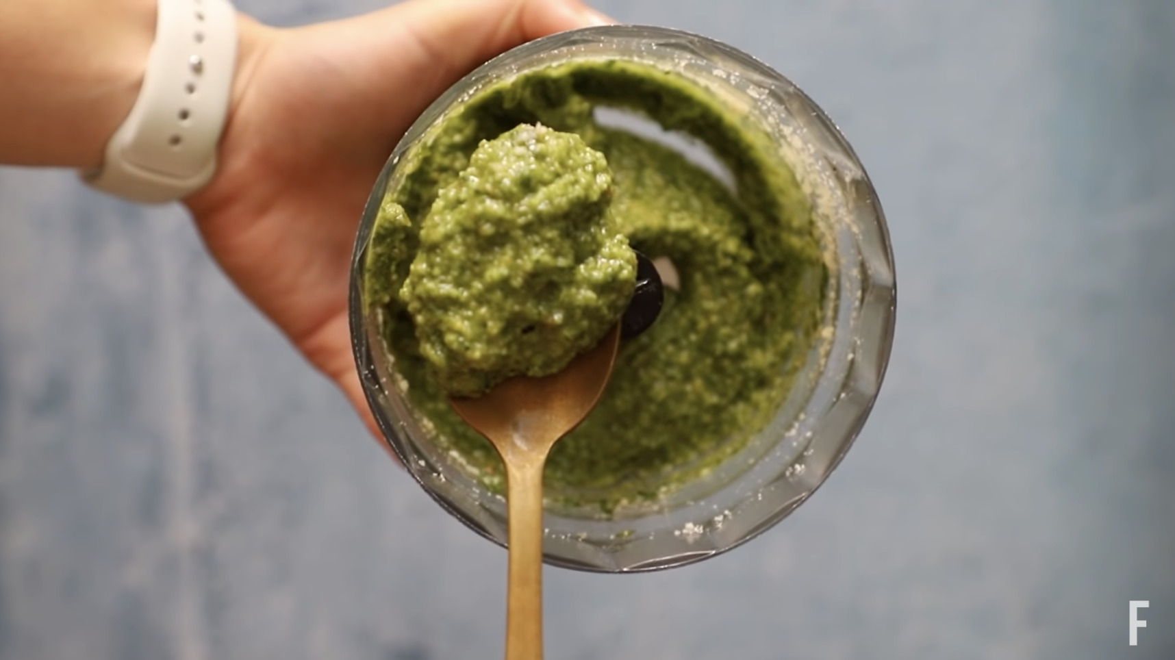pesto para ensalada pasta saludable