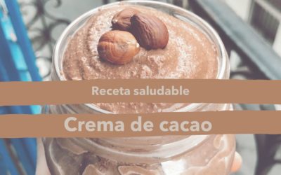 Receta de crema de cacao saludable y sin azúcar
