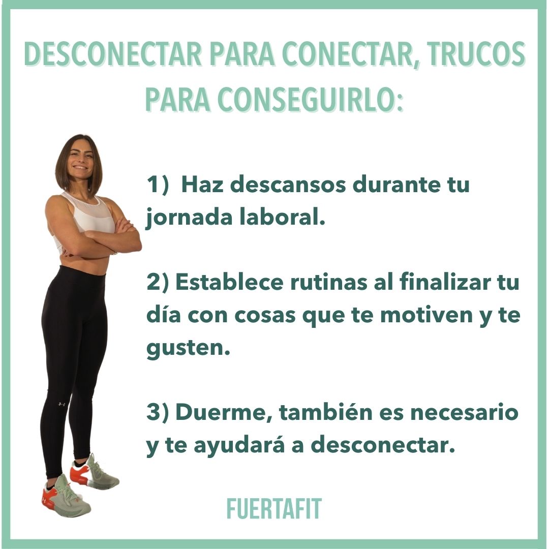 trucos que te ayudarán a desconectar para conectar